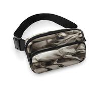 Horse in The Street Fanny Pack Belt Bag with Adjustable Strap Fashion Waist Bag for Outdoor Sports Hiking, white, 20x13cm, Full Printed Waist Bag