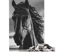 Horse in The Wind Poster 1000 Piece Jigsaw Puzzle Family Fun Jigsaws for Adults And Challenging Game,stress Relief Games And Unique Gifts 1000pcs (38x26cm)