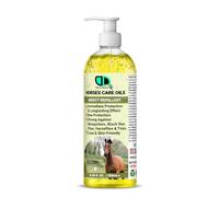 Horse Insect Repellent Care Oil | Immediate Protection & Long-lasting Protection, Strong Against Mosquitoes, Black Flies Files, Horse Flies & Tick Coat & Skin Friendly (250ml Pump)