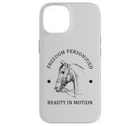 Horse is Beauty in Motion, Horse Lovers Freedom Personified Case for iPhone 14