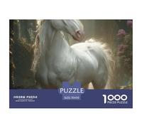 Horse Jigsaw Puzzles for Adult The Impossible Challenge 1000 Pieces Difficult Hard Jigsaw Puzzles for Man And Woman with Letters on Back 70x50cm/1000pcs