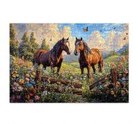 Horse Jigsaw Puzzles for Adults 3000, 3000 piece Jigsaw Puzzles for Adults, Challenging Wooden Jigsaws Puzzle for The Whole for Women, Puzzle for Home Wall Decor, Gifts for Women, Theme: Flower X-24