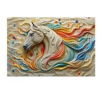 Horse Jigsaw Puzzles for Adults 5000, 5000 piece Jigsaw Puzzles for Adults, Challenging Wooden Jigsaws Puzzle for The Whole for Women, Puzzle for Home Wall Decor, Gifts for Women, Theme: Abstract Q-28