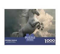 Horse Jigsaw Puzzles for Adults Challenging Puzzle Games The Impossible Challenge 1000 Piece Difficult Hard Jigsaw Puzzles for Man And Woman with Letters on Back 38x26cm/1000pcs
