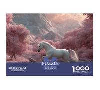 Horse Jigsaw Puzzles for Adults Challenging Puzzles The Impossible Challenge 1000 Piece Difficult Hard Jigsaw Puzzles for Man And Woman with Letters on Back 52x38cm/1000pcs