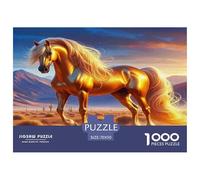 Horse Jigsaw Puzzles for Adults Kids 1000 Pieces Impossible Challenge Toy Educational Games Home Wall Art Extreme Difficulty Gift Set Relaxation 70x50cm/1000pcs