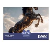 Horse Jigsaw Puzzles for Adults The Impossible Challenge 1000 Pieces Difficult Hard Jigsaw Puzzles for Man And Woman with Letters on Back 52x38cm/1000pcs
