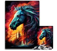 Horse JigsawPuzzle 1000 Pieces for Adults Paper Jigsaw Puzzles Colorful Home Decor & Interactive Family Game, 1000 PCS(38x26cm)