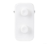 Horse Jumping Cup Holder with Safety Lock Adapter, Plastic Equestrian Obstacle Accessory for Standard Jump Platforms, Automatic Release Design to Minimize Injury Risk, White, 4.4 x 2.2 Inch