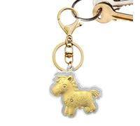 Horse Keychain, Wealth Symbol Phone Charm, Cute Keychain for Decorative Use, Sturdy Keychains with Keyring Attachment, Horse Charm Keychains for New Year Family Friend Festival Purse Backpack