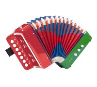 Horse Kids Accordion 10 Keys Control Button Accordion Musical Instruments for Kids Beginners Lightweight and Eco-Friendly