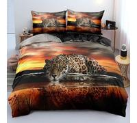 Horse King Size Duvet Cover Simple Style King Size Quilt Cover Bedding Set (1 Duvet Cover Set with Zipper, 2 Pillowcases in the Same Style), More Breathable Bedding for All Seasons