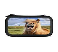 Horse Laughing Portable Carrying Case for Switch Protective Travel Hard Shells Game Card Storage Pouch Bag