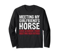 Horse Lover Boyfriend - Meeting My Girlfriend's Horse Long Sleeve T-Shirt
