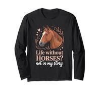 Horse Lover Equestrian and Horseback Riding for Girls Long Sleeve T-Shirt