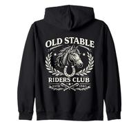 Horse Lover Owner Horseback Riding Club Equestrian Show Zip Hoodie