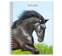 Horse Lovers | 2026 6 x 7.75 Inch Spiral-Bound Wire-O Weekly Engagement Planner Calendar | New Full-Color Image Every Week | BrownTrout | Animals Equestrian