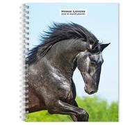 Horse Lovers | 2026 6 x 7.75 Inch Spiral-Bound Wire-O Weekly Engagement Planner Calendar | New Full-Color Image Every Week | BrownTrout | Animals Equestrian