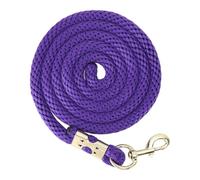 Horse Lunge Line Heavy Duty Training Rope with Anti Slip Grip for Walking Handling 2m PP Stainless Steel (Purple)