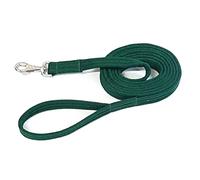Horse Lunge Line/Large Dog Training Walking Lead Leash 25mm Padded Air Webbing Strong Very Soft Durable (10ft, 3 Metres) (Forest Green)