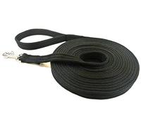 Horse Lunge Line/Large Dog Training Walking Lead Leash 25mm Padded Air Webbing Strong Very Soft Durable (30ft, 9 Metres) (Black)