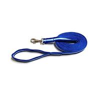 Horse Lunge Line/Large Dog Training Walking Lead Leash 25mm Padded Air Webbing Strong Very Soft Durable (10ft, 3 Metres) (Royal Blue/Sky Blue)