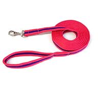 Horse Lunge Line/Large Dog Training Walking Lead Leash 25mm Padded Air Webbing Strong Very Soft Durable (10ft, 3 Metres) (Pink/Purple)