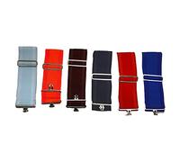 Horse Master Adjustable Elastic Horse Surcingles - Rug Accessories For Pony Belly Belt With Sliding Buckle Closure - Cob Equestrian Kit Essentials For Fields Yards Stable (One Size, Red)