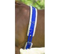 Horse Master Best On Horse Fleece Padded Lunge Roller - Pony Horse Lunging Equipment with Adjustable Girth - Cob Under Belly Belt Strap for Training Schooling Outdoor Breaking Stable Yard, Royal Blue