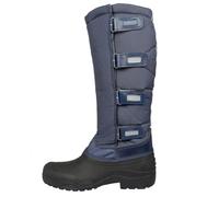 Horse Master Ladies Muck Boots - Knee High Horse Riding Thermal Muck Boot Muckers - Fur Lined Stable Winter Women Waterproof Shoes (Navy, UK Footwear Size System, Adult, Women, Numeric, Medium, 6)