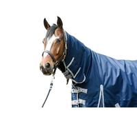 Horse Masters Turnout Rug, Waterproof, 600D, Full Neck, 300g Heavyweight, Blue & Purple (Blue, 6'9")