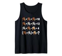 Horse Math Equation Puzzle Funny Algebra Teacher Student Tank Top