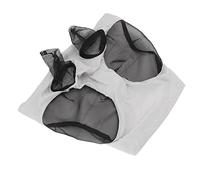 Horse Mesh Fly Mask Breathable Elastic Horse Face Mask with Ears Protection, Rose Red Equestrian Equipment, Resistant Riding Gear (Black) (Purple) (Blue) (Grey)