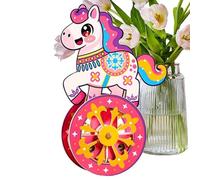 Horse Model | Assembly Self-Rocking Base Brain Game,Wooden Horse Puzzle Kit | for Play Interaction Hobby Men Women Teens Kids Home Birthday Christmas