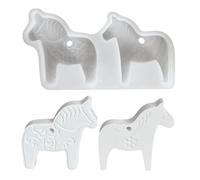 Horse Mold - Silicone Casting Shapes, Polymer Plaster Tools, Easy Release Flexible, Crafting Decorative Ornament Supplies, Arts Crafts & Sewing, DIY Template Cement Gypsum Resin Large 4 Inch