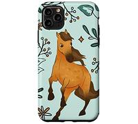 Horse motif gallop show jumping women horse riding stable Case for iPhone 11 Pro Max