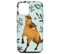 Horse motif gallop show jumping women horse riding stable Case for iPhone 12/12 Pro