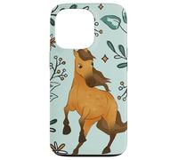 Horse motif gallop show jumping women horse riding stable Case for iPhone 13 Pro