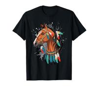 Horse Native American Indigenous Heritage Indian Pride T-Shirt