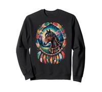 Horse Native American Indigenous Heritage Indian Pride Women Sweatshirt