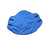 Horse Neck Cover, Breathable Winter Protection, Soft Polyester Padding, Detachable, Adjustable, Waterproof, Suitable for Horseback Riding, dark blue