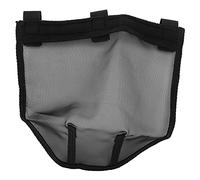 Horse Nose Mask, Black Breathable Ride Nose Net Mesh Fly Mask Cover with Hook and Loop Tape for Horses Face Protection (M)