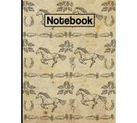 Horse Notebook: Novelty Horse Lined Journal, Adorable Equestrian Gift, Cute Horse Gift for a Horse or Pony Rider - Vol 6