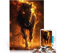 horse of fire1000 Piece Puzzle For Adults Challenging To Complete But Fun And Humorous for is ideal as a gift for the whole family 38x26cm