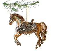 Horse Ornaments for Christmas Tree | Pendant 2D Acrylic Decor - Horse Christmas Tree Ornaments | for Holiday Home Tabletop Wall Window Girl Women