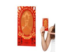 Horse Packet, Pull Out Giftware, New Year Cash Holder with Sliding Design, Red Pouch for Gifting Use, Festive Stationery, Money Set for Business Culture Enthusiasts Collectors Wedding