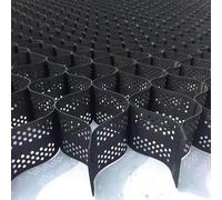 Horse Paddock Mud Control Grid - 5-10 CM Honeycomb Ground Paver for Livestock Farmhouses Garden Parking Lot - Permeable Gravel Driveway System (H 10cm/4in 2m x 7m/6.5ft)