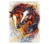 Horse Paint by Numbers for Adults, Animal Painting by Numbers for Adults with Canvas for Painting 20x28Inches Acrylic Paint Set Brush,Canvas Wall Art Supplies for Room Decor Gifts for Women model-5378