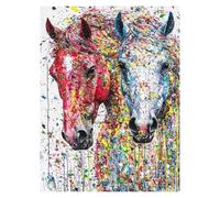 Horse Paint by Numbers for Adults, Animal Painting by Numbers for Adults with Canvas for Painting 40x54 Inch Acrylic Paint Set Brush, Canvas Wall Art Supplies for Room Decor Gifts for Women model-5265