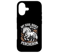 Horse Percheron My Soul Rides With My Percheron Case for iPhone 17